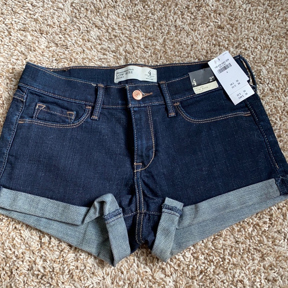 A&F low rise shorts